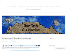 Tablet Screenshot of discopantsblog.com